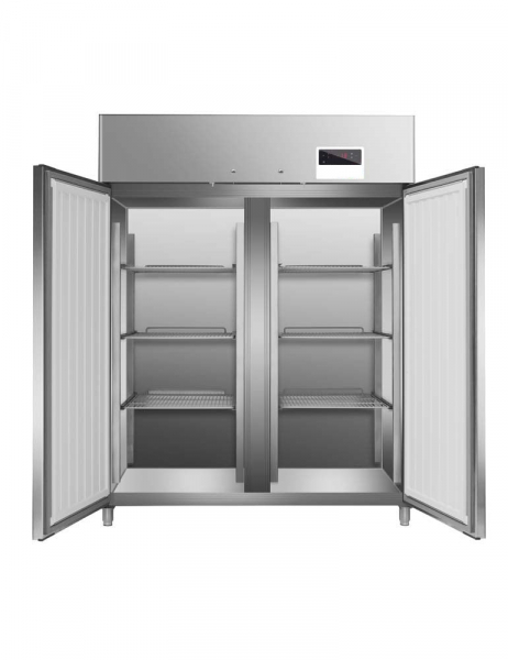 ECOLINE 1400 Gastro Edelstahl-Kühlschrank  1480 x 830 x 1960 mm